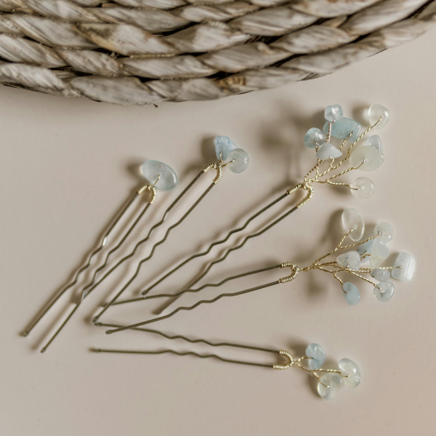 Verity Gemstone Hairpins