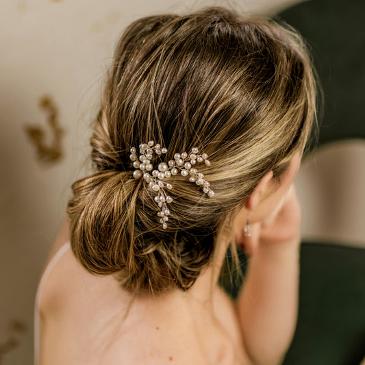 Verity Pearl Branch Hairpins Set of 2