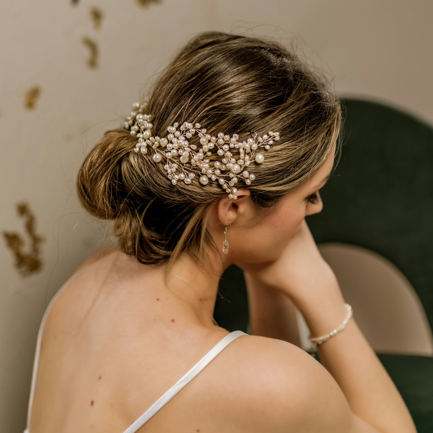 Verity Pearl Branch Hairpins Set of 2