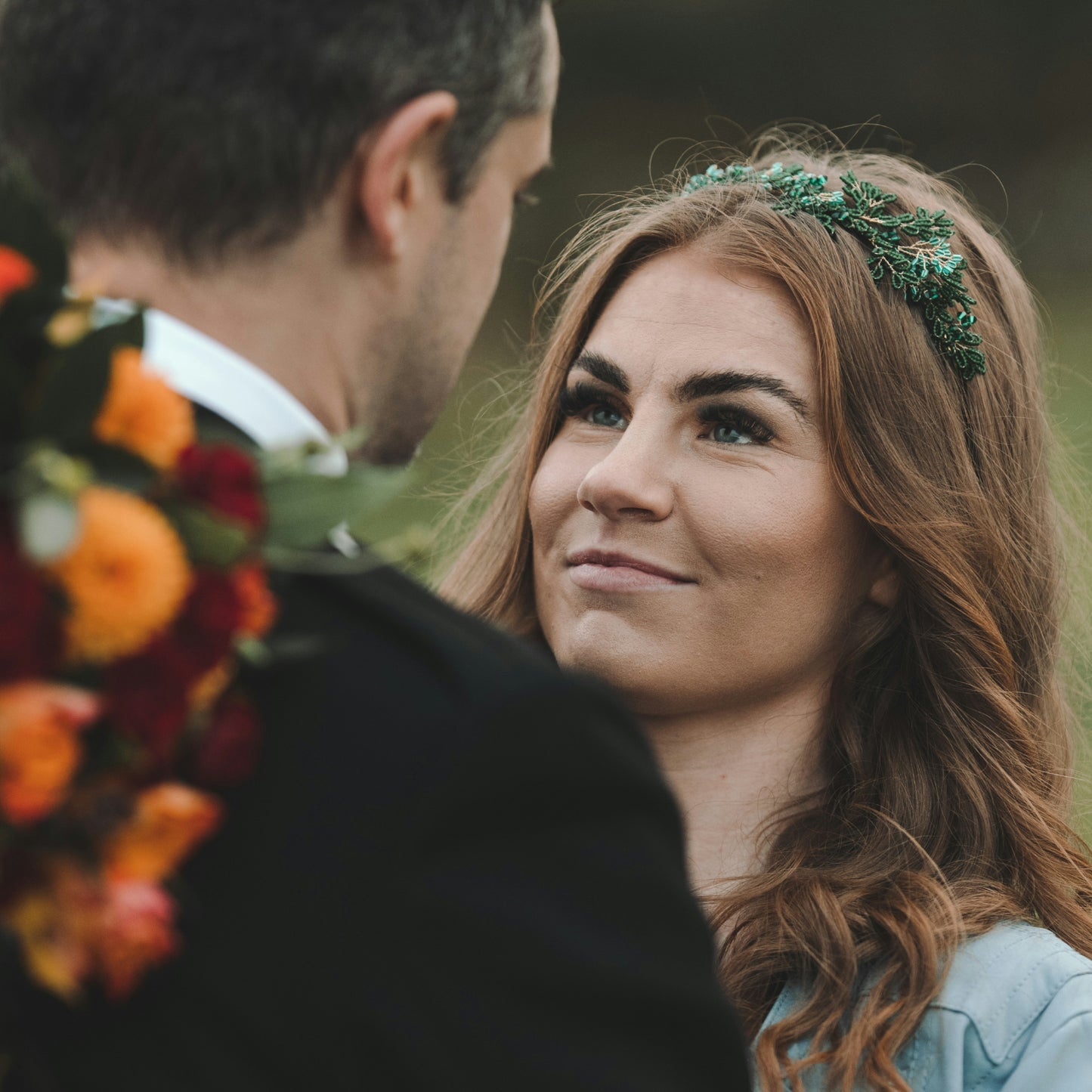 One-of-a-kind Evergreen Headband