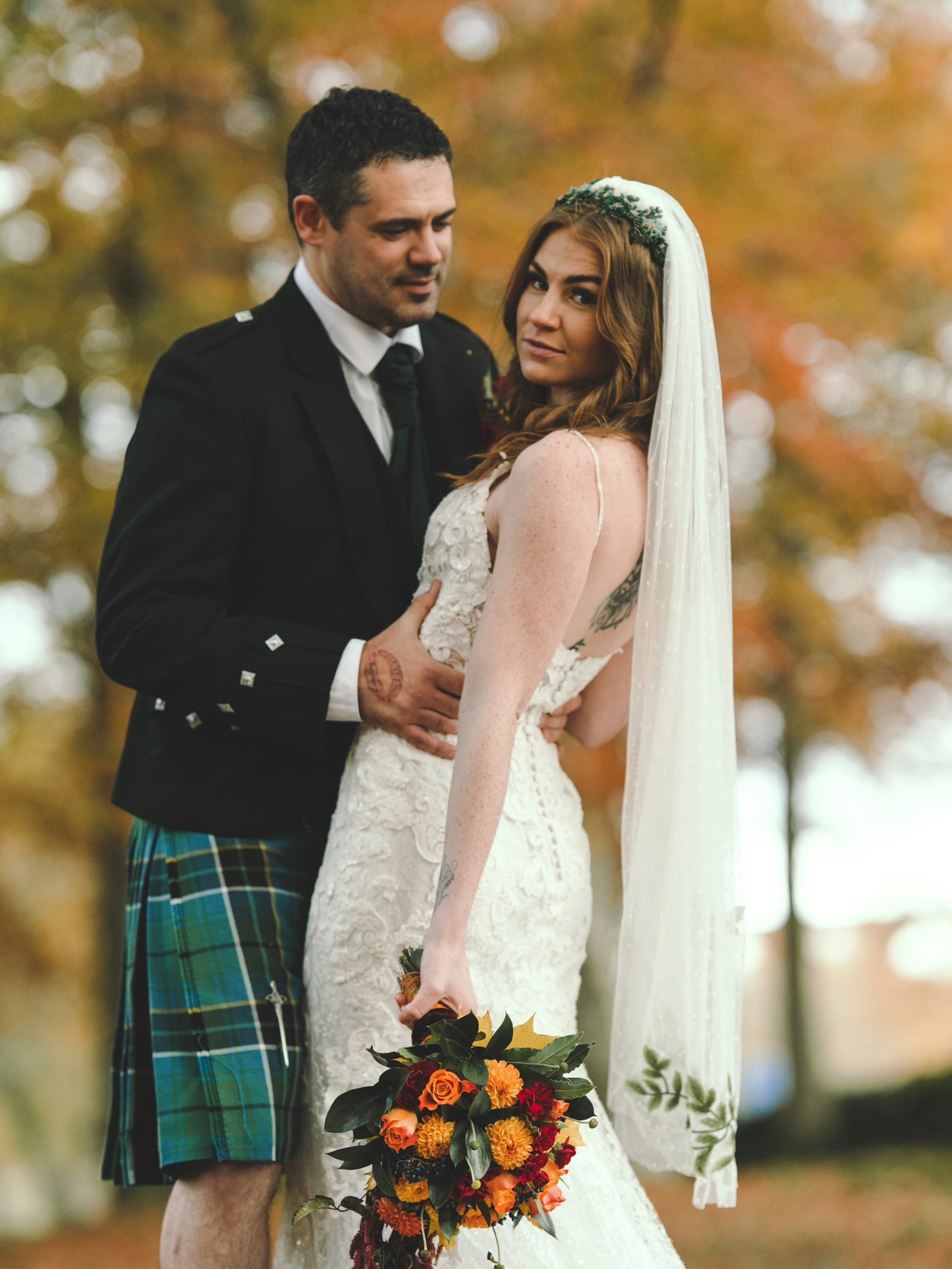 One-of-a-kind Evergreen Headband