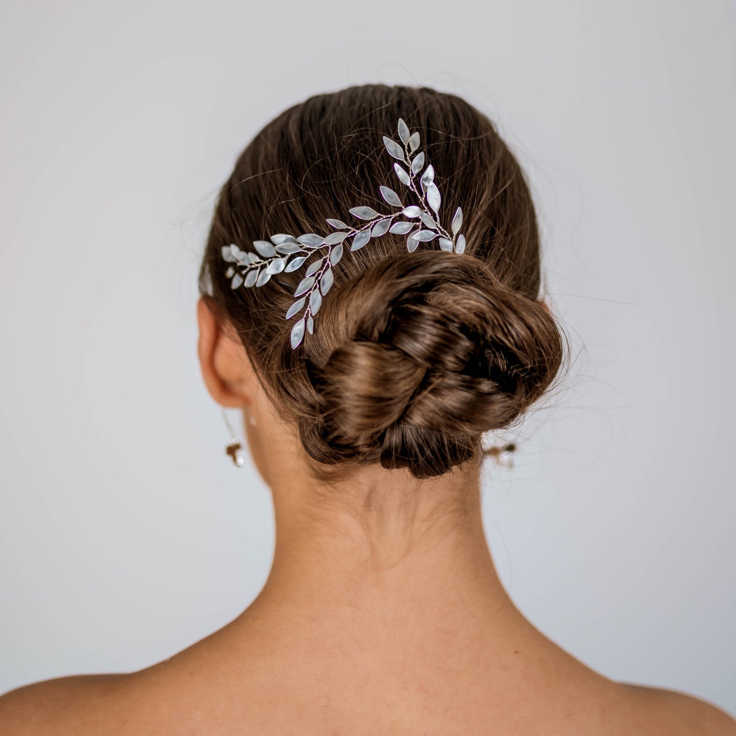 Enchanted Glass Branch Vine in Silver