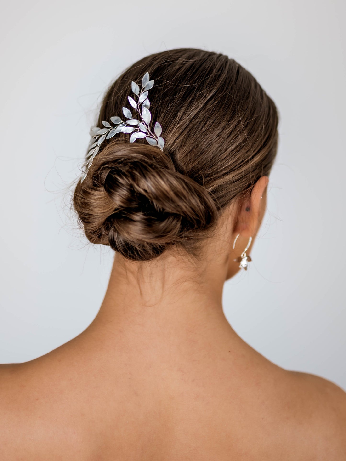 Enchanted Glass Branch Vine in Silver