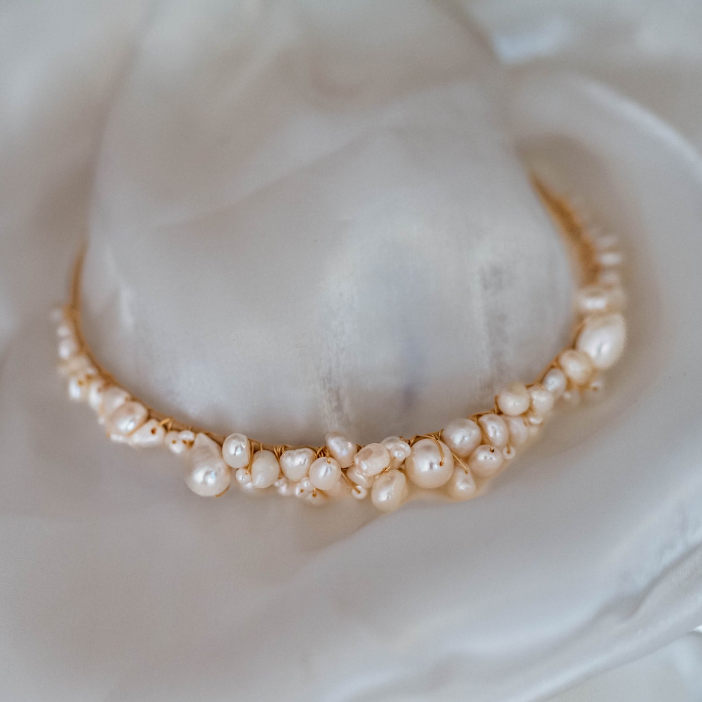 Cascade Pearl Tiara