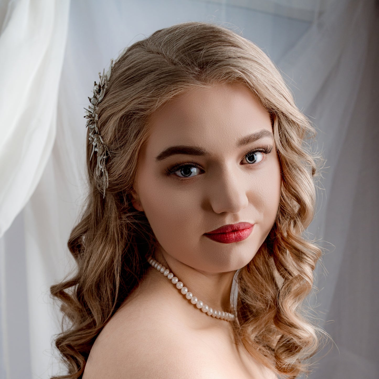 Silver Pearl Necklace