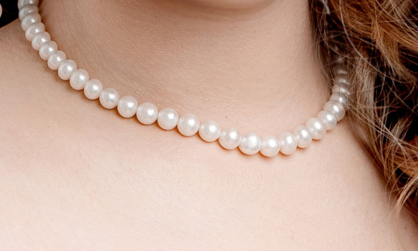 Silver Pearl Necklace
