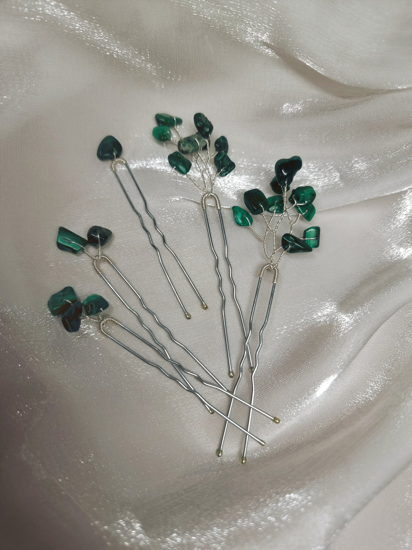 Verity Gemstone Hairpins