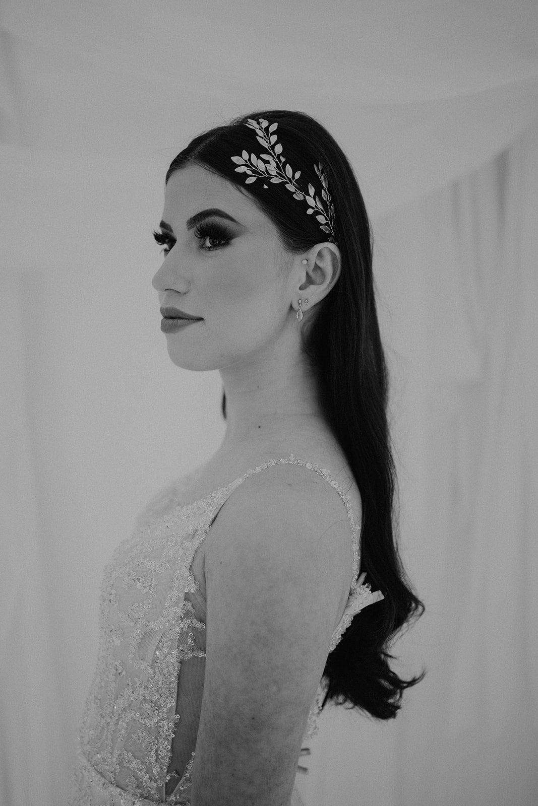 Enchanted Glass Branch Vine in Rose Gold