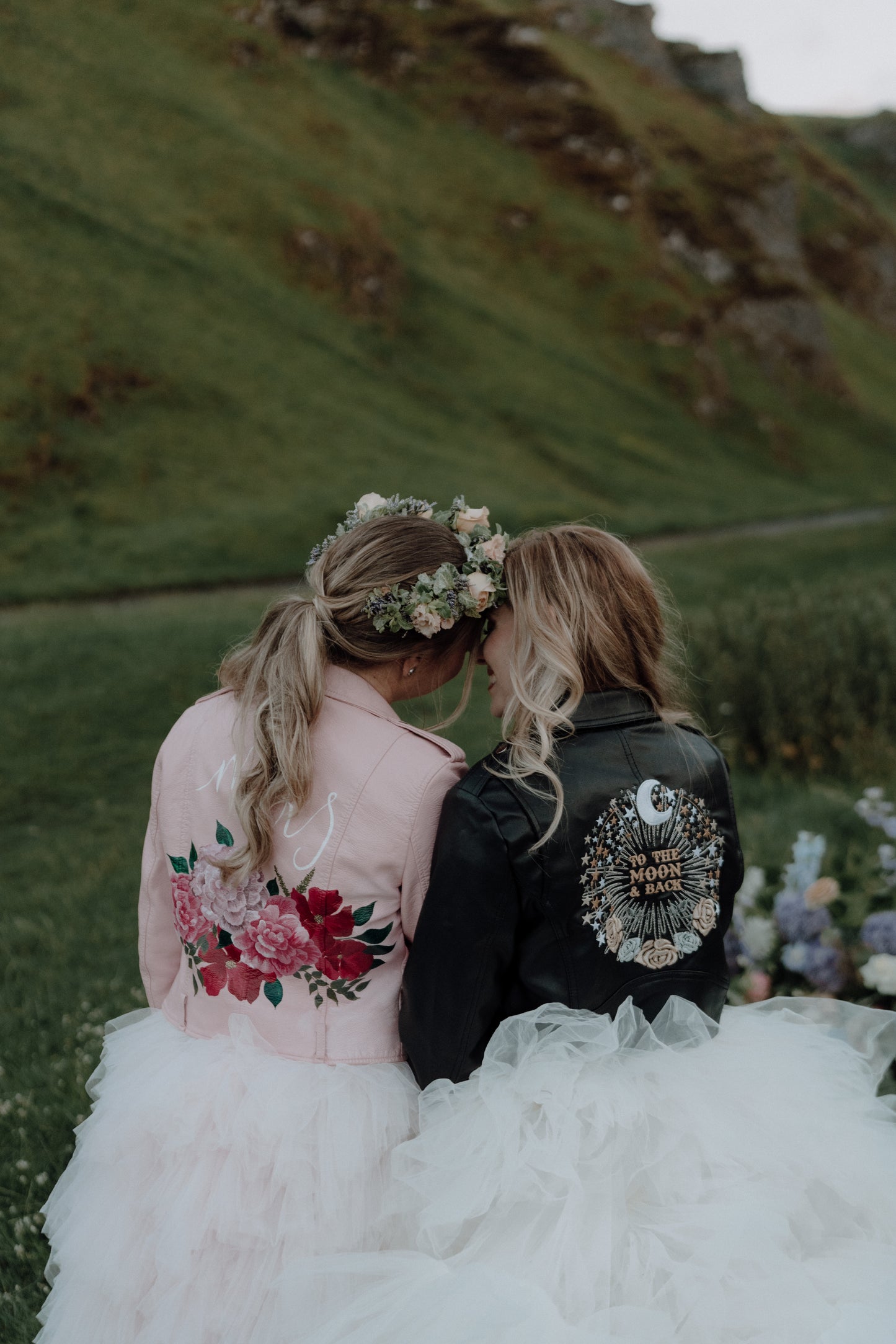 Custom Painted Jacket - Fully Customisable Floral Design