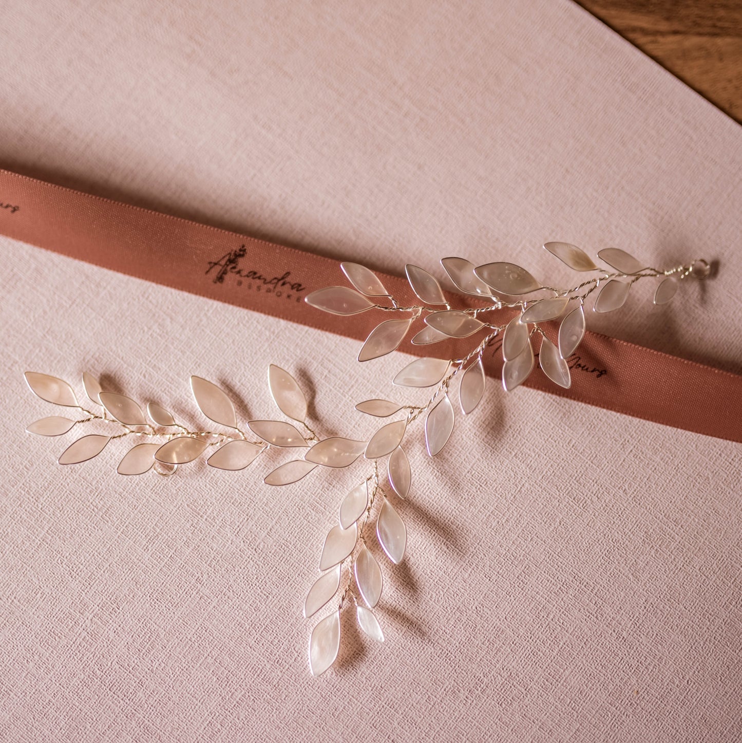 Enchanted Glass Branch Vine in Silver