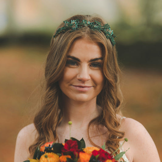 One-of-a-kind Evergreen Headband