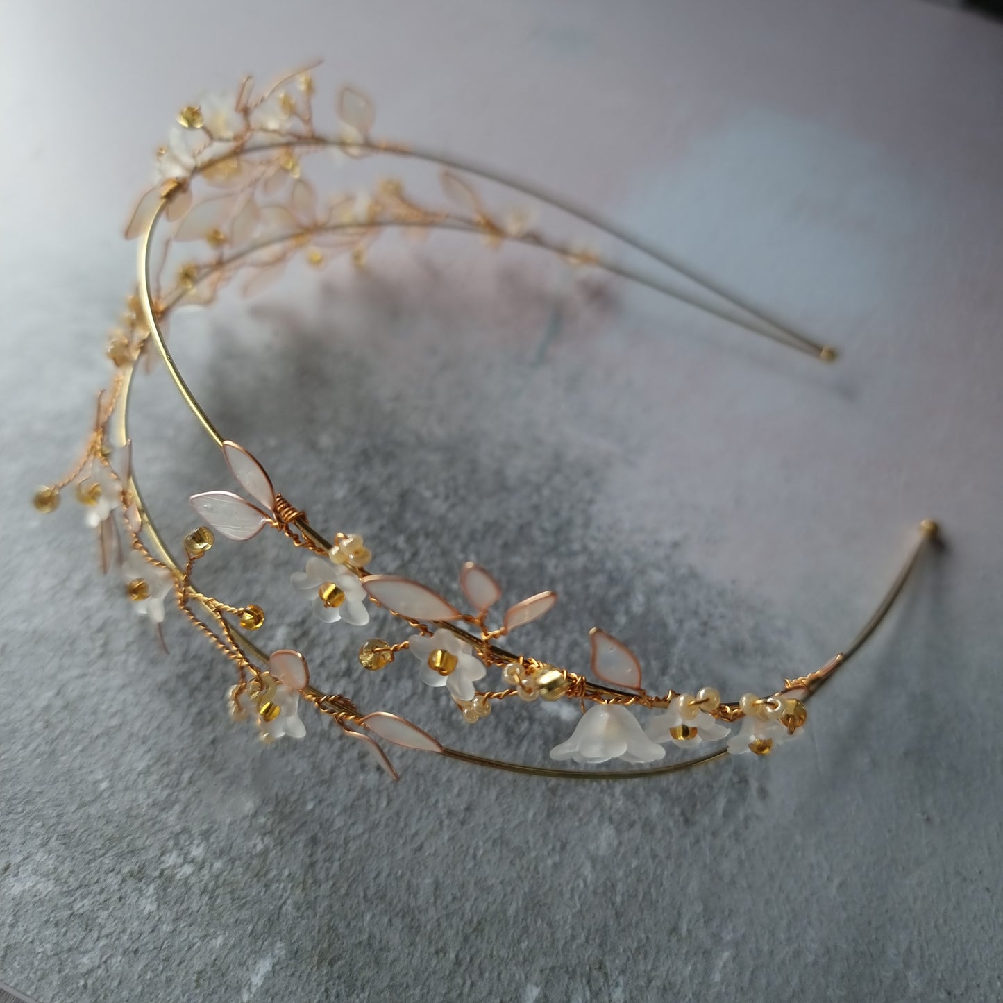 Forget Me Not Double Banded Hairband.