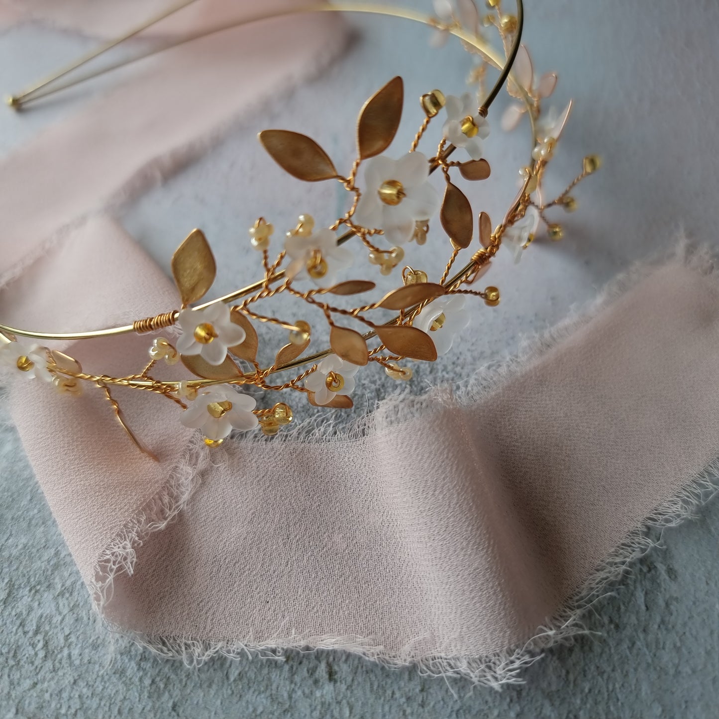 Forget Me Not Double Banded Hairband.