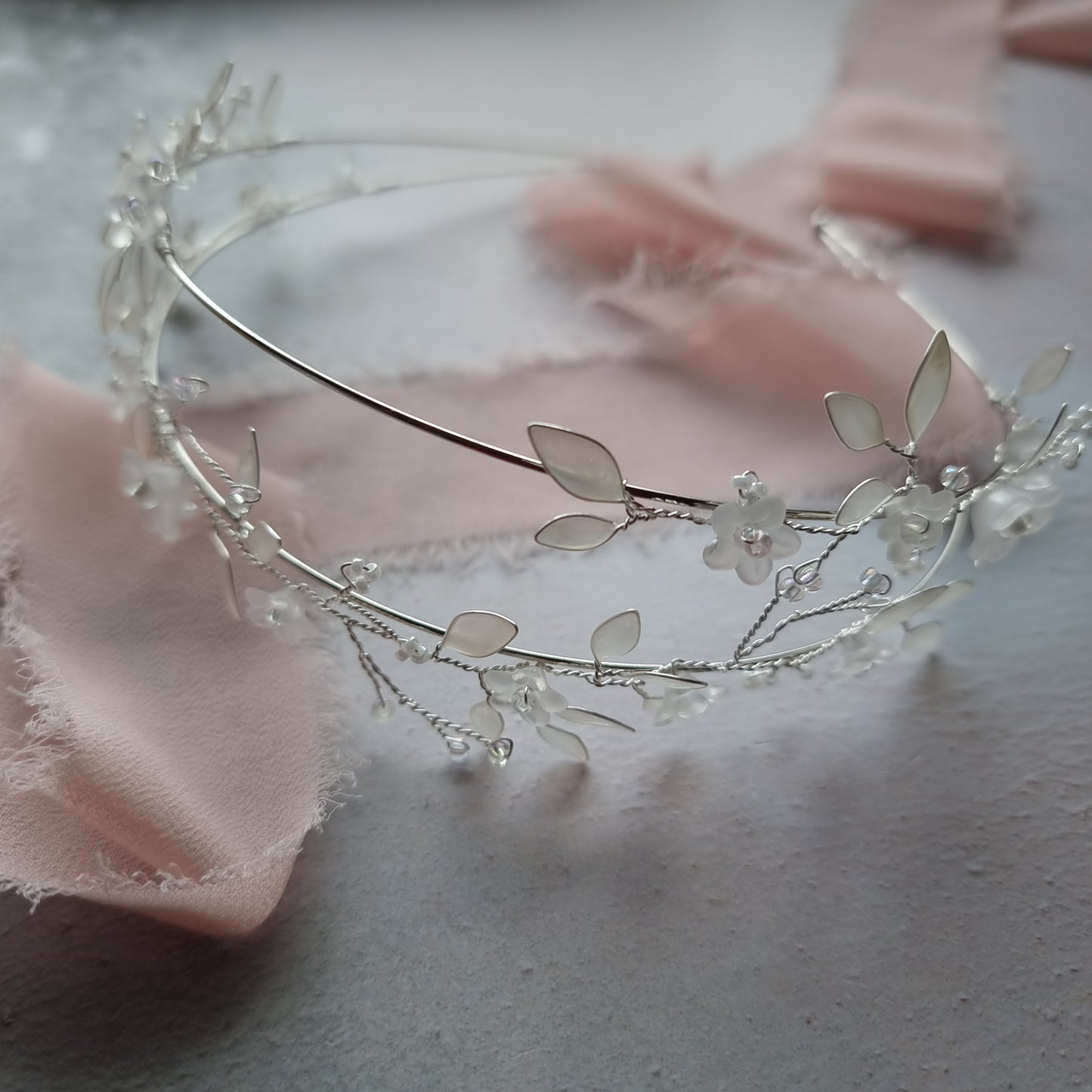 Forget Me Not Double Banded Hairband.