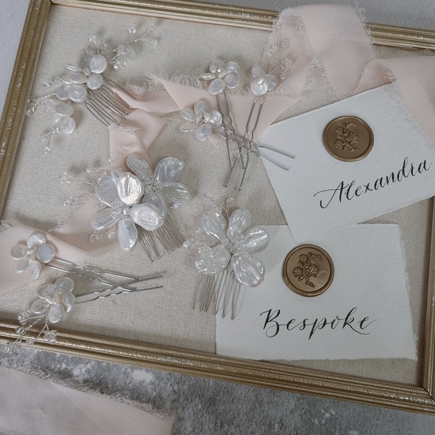 Set of 2 Moonblossom Combs