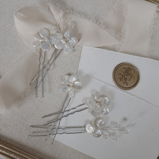 Set of 5 Moonblossom Hairpins