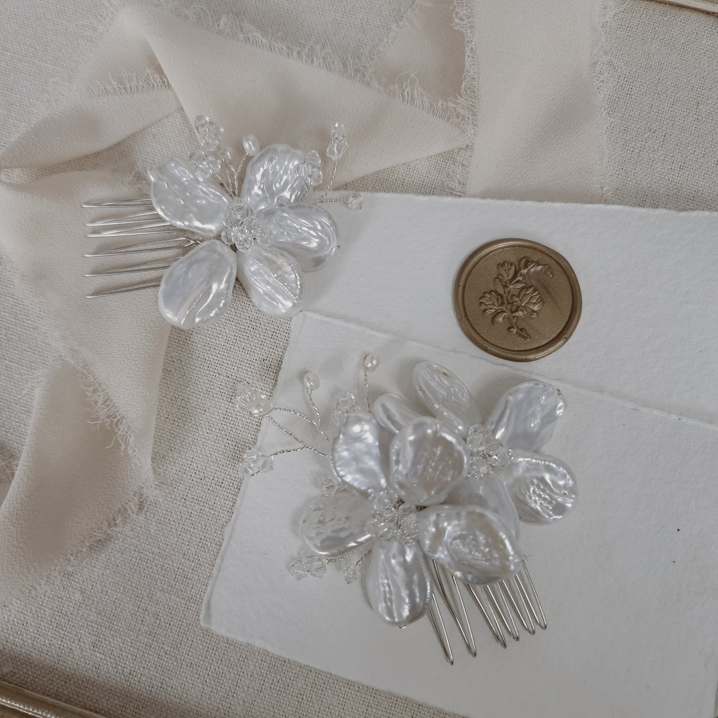 Set of 2 Moonblossom Combs