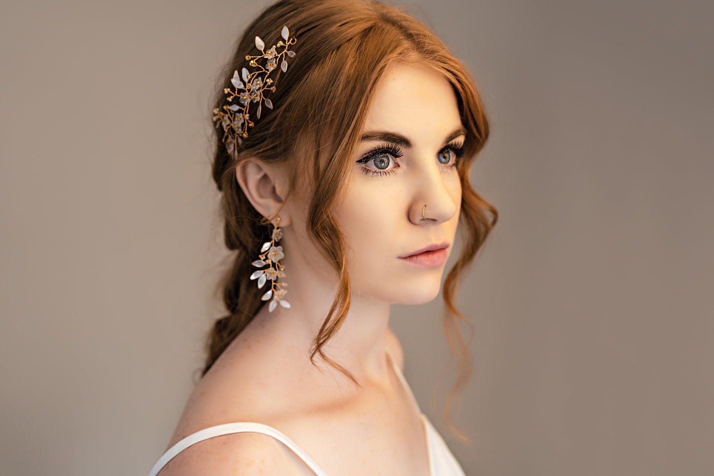 Forget Me Not Vine Earrings