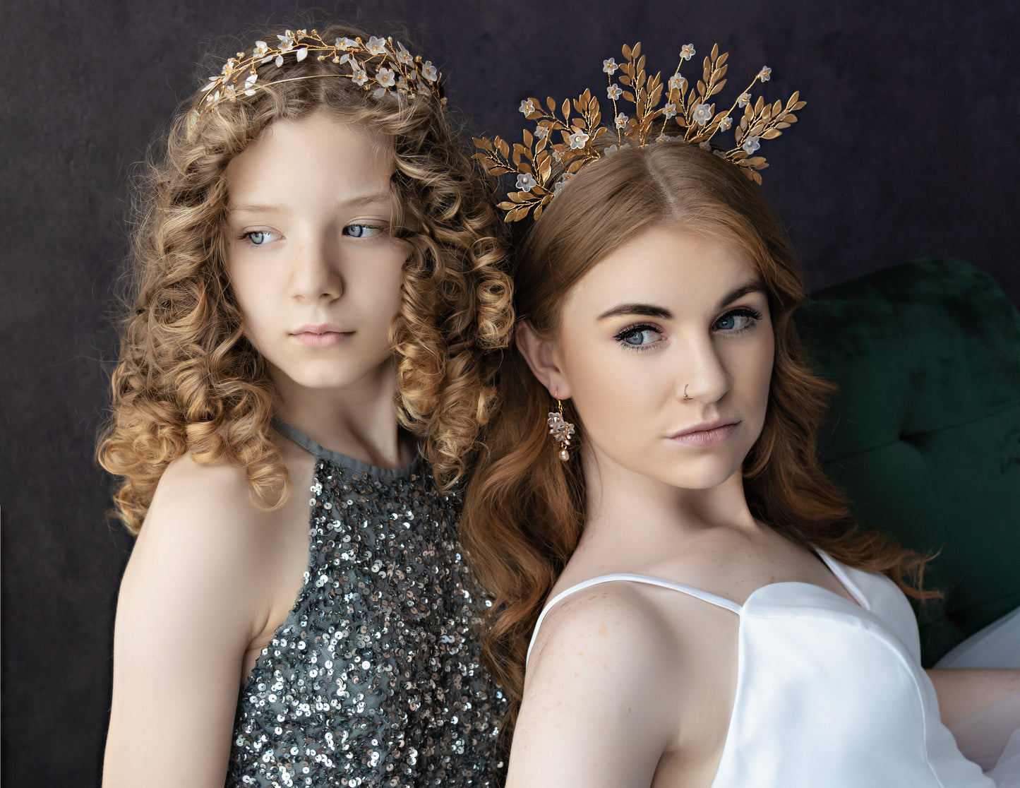 Forget Me Not Pearl Drop Earrings