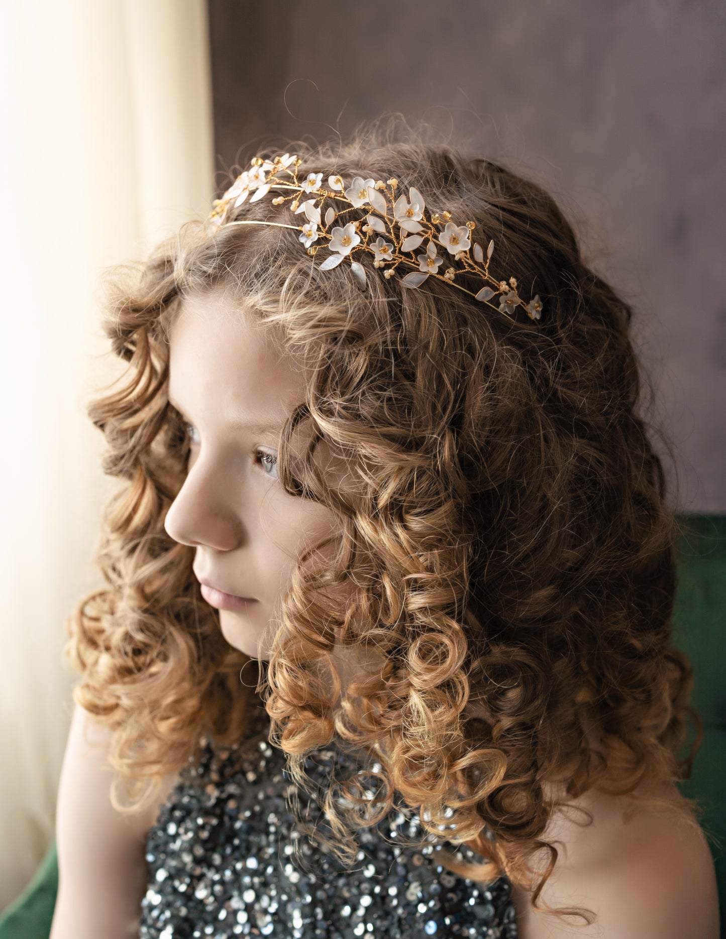 Forget Me Not Double Banded Hairband.