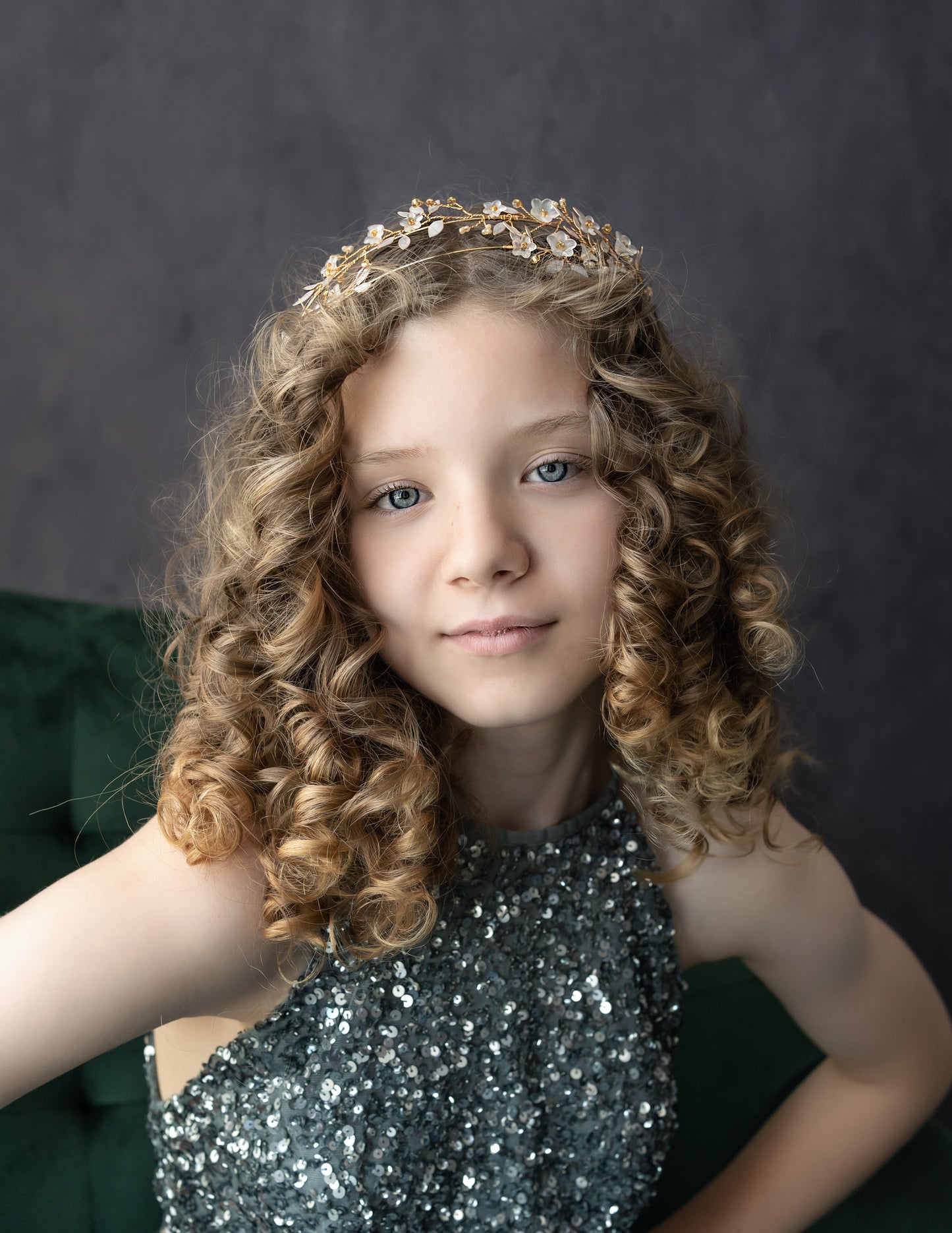 Forget Me Not Double Banded Hairband.