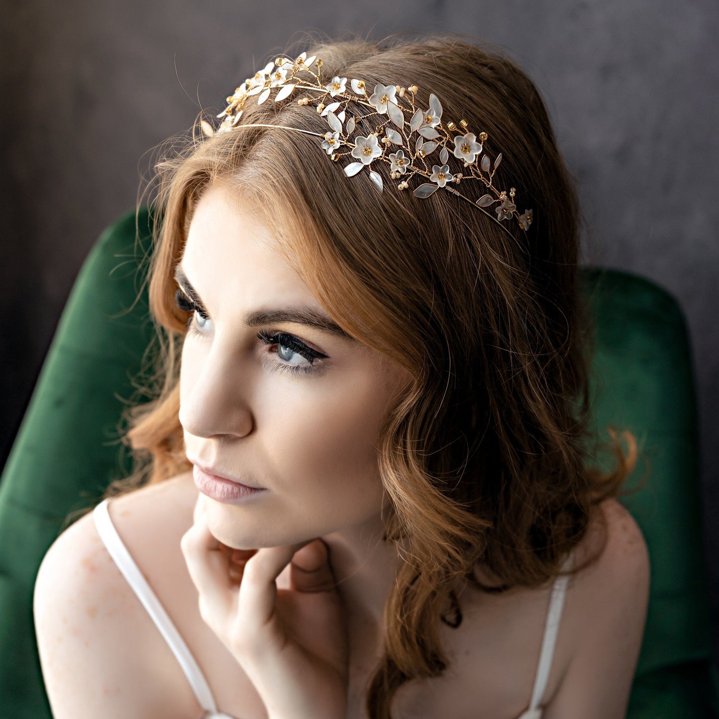 Forget Me Not Double Banded Hairband.