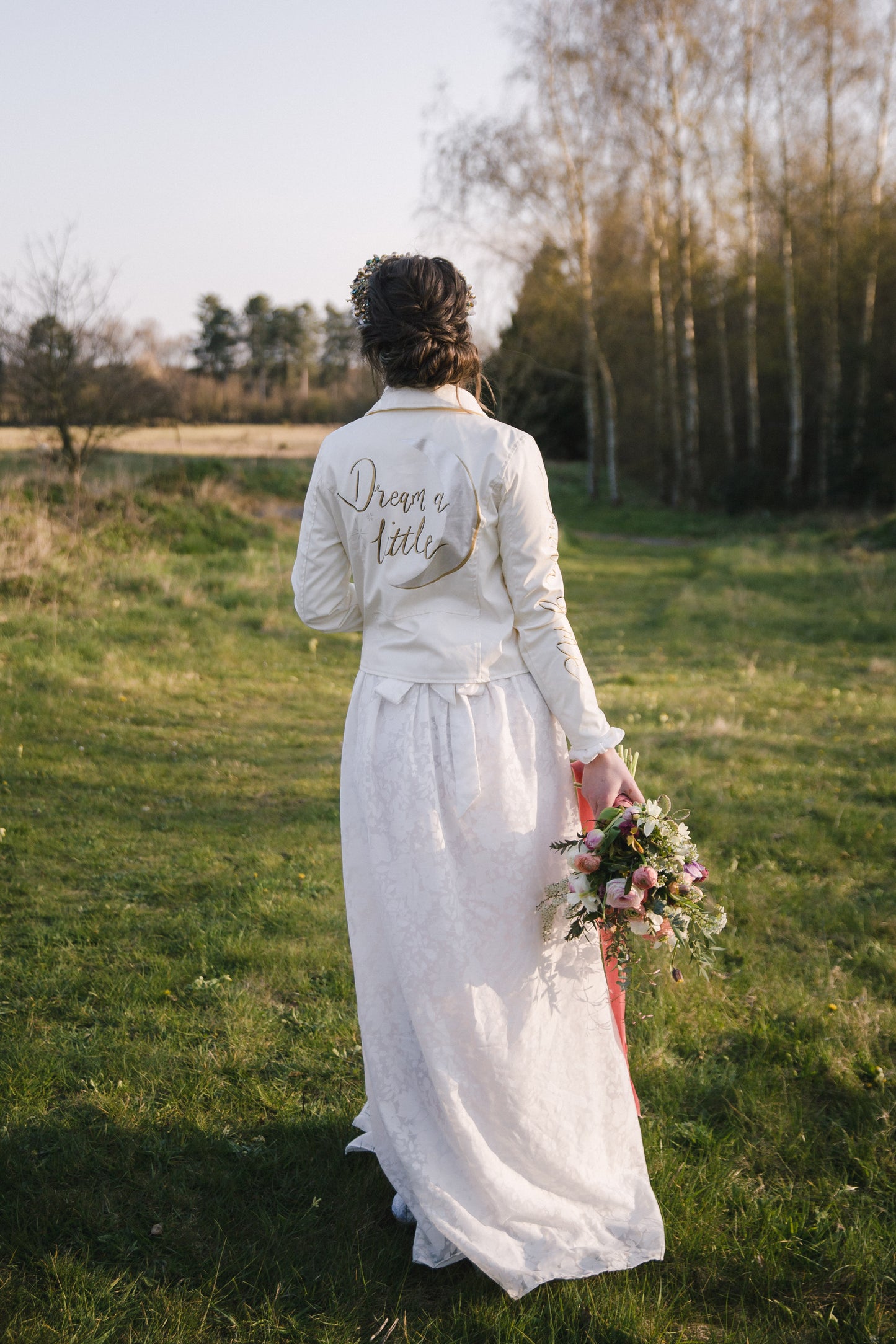 Custom Painted Jacket - Small Design