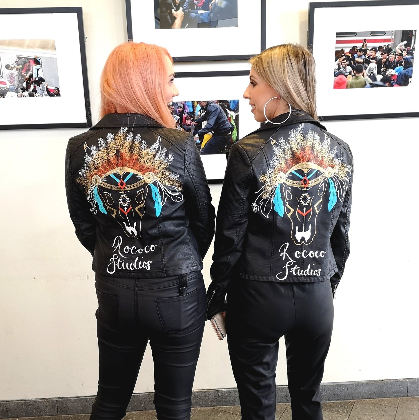Custom Painted Jacket - Large Design