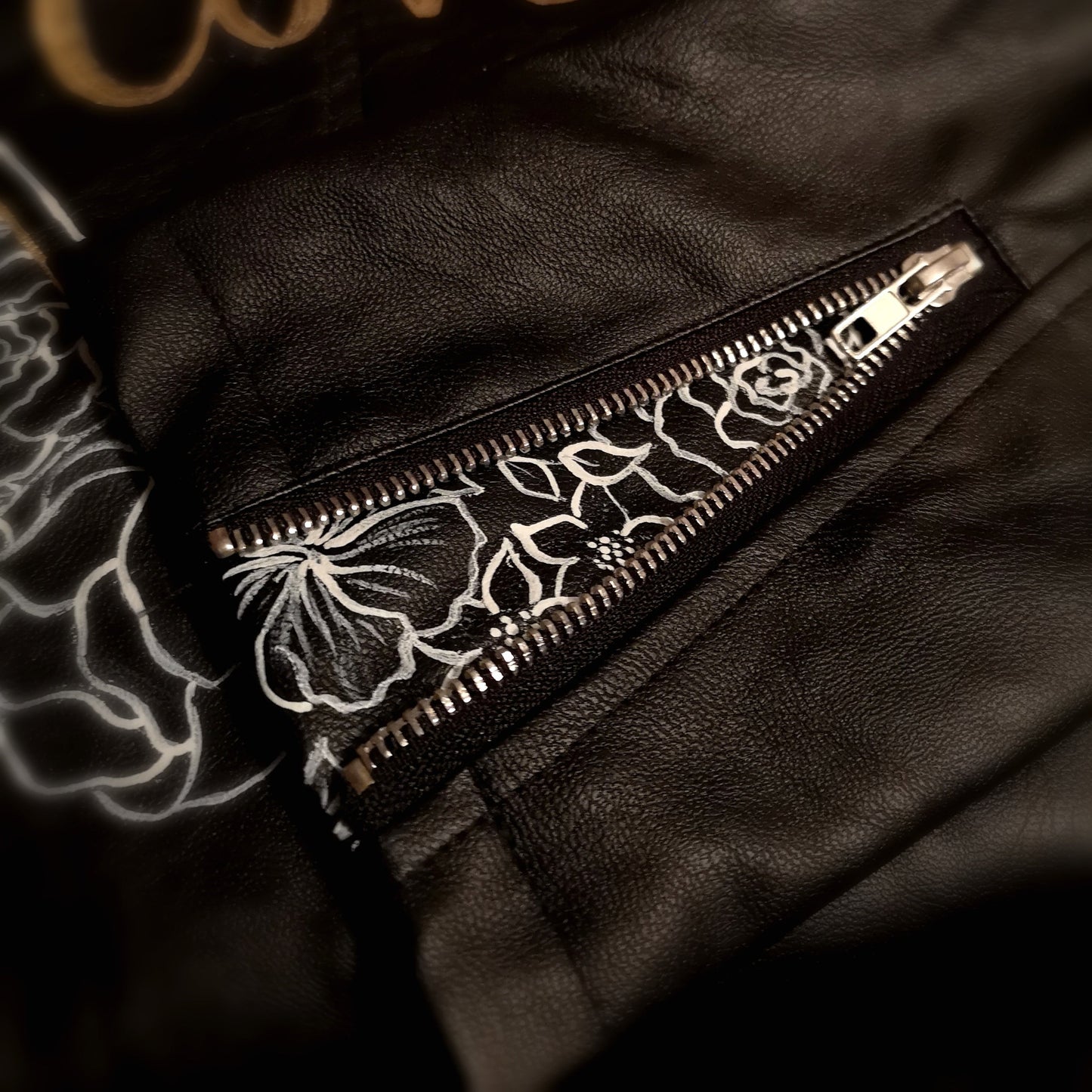 Custom Painted Jacket - Sleeve Design