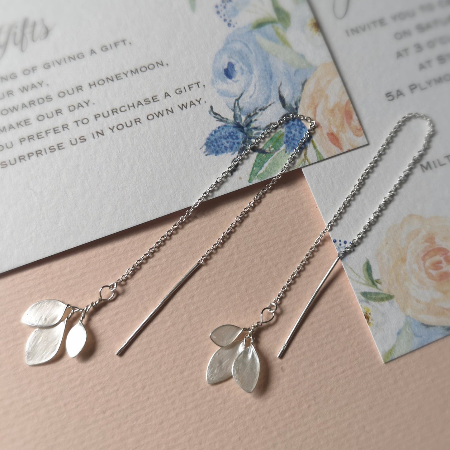 Enchanted Glass Chain Earrings