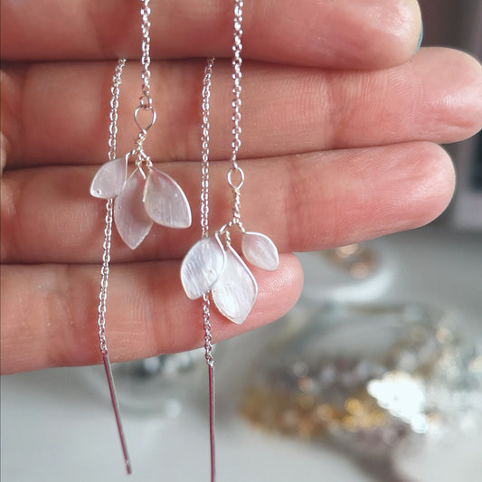 Enchanted Glass Chain Earrings