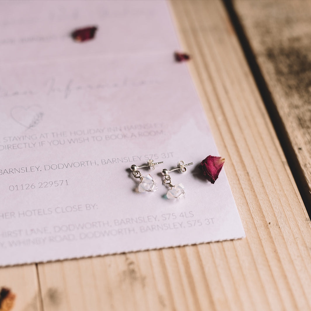 Opal Starpetal Earrings