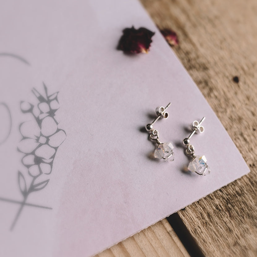 Opal Starpetal Earrings