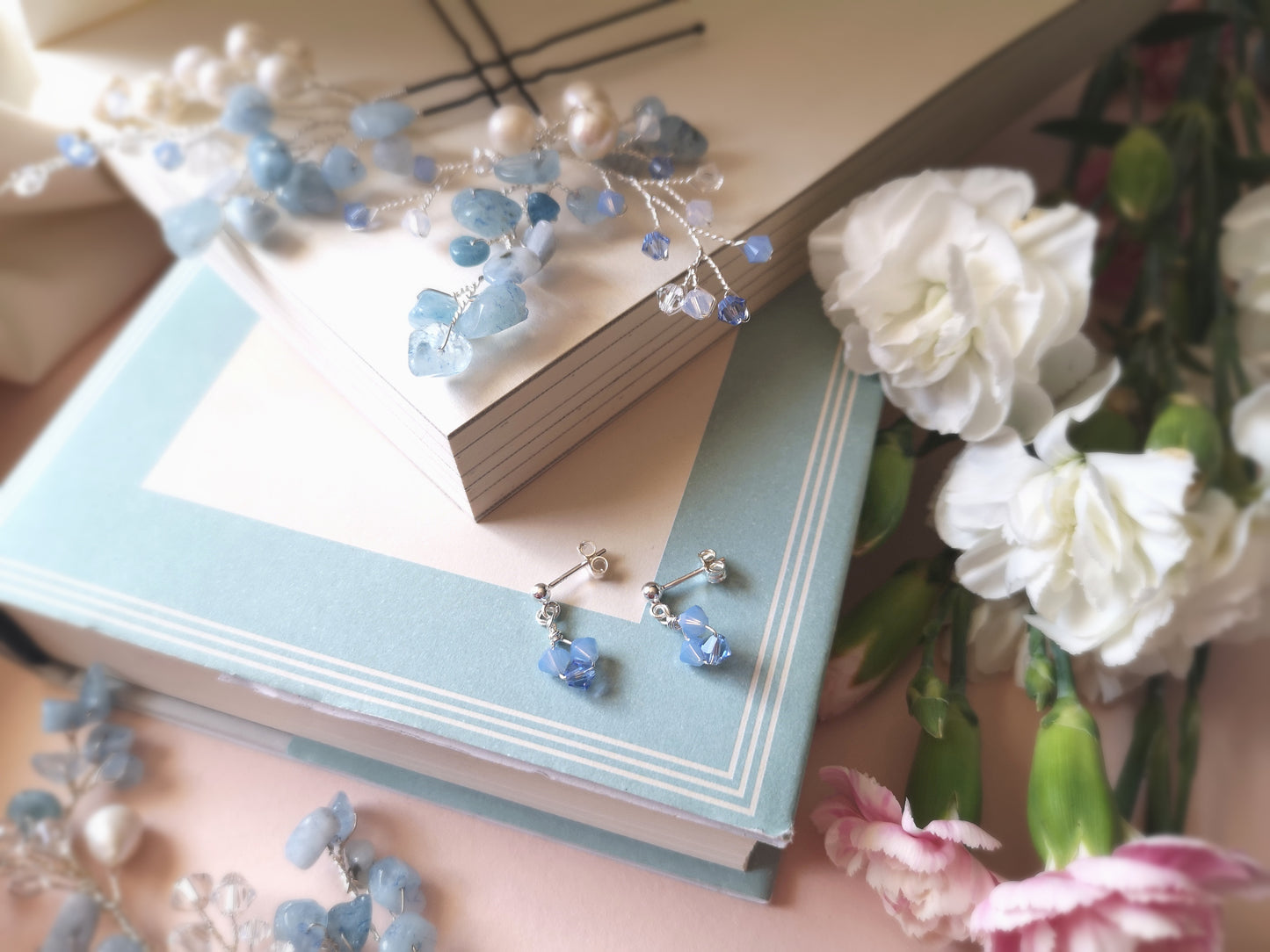 Opal Starpetal Earrings