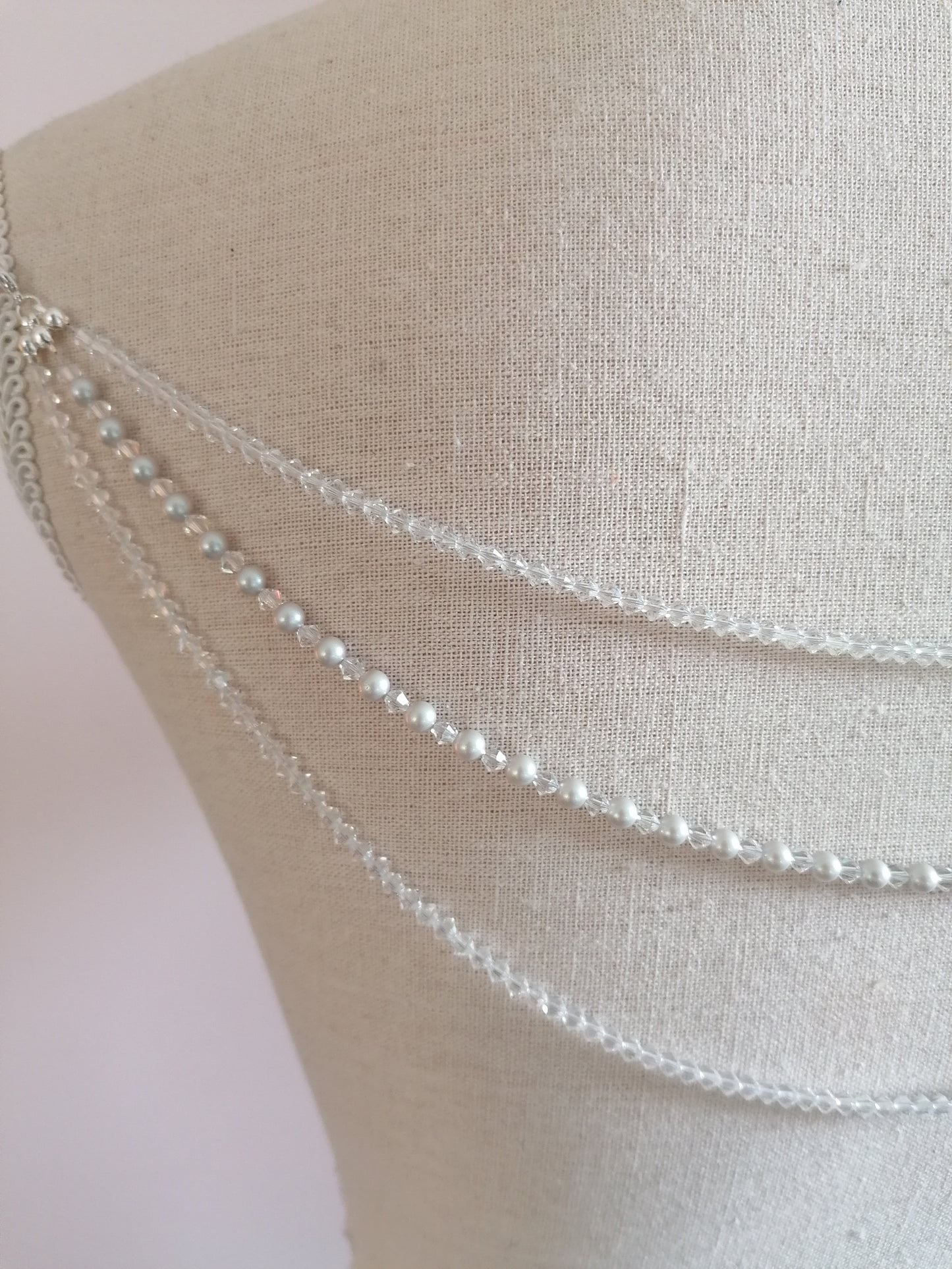 Shimmer Strand Backdrop Necklace