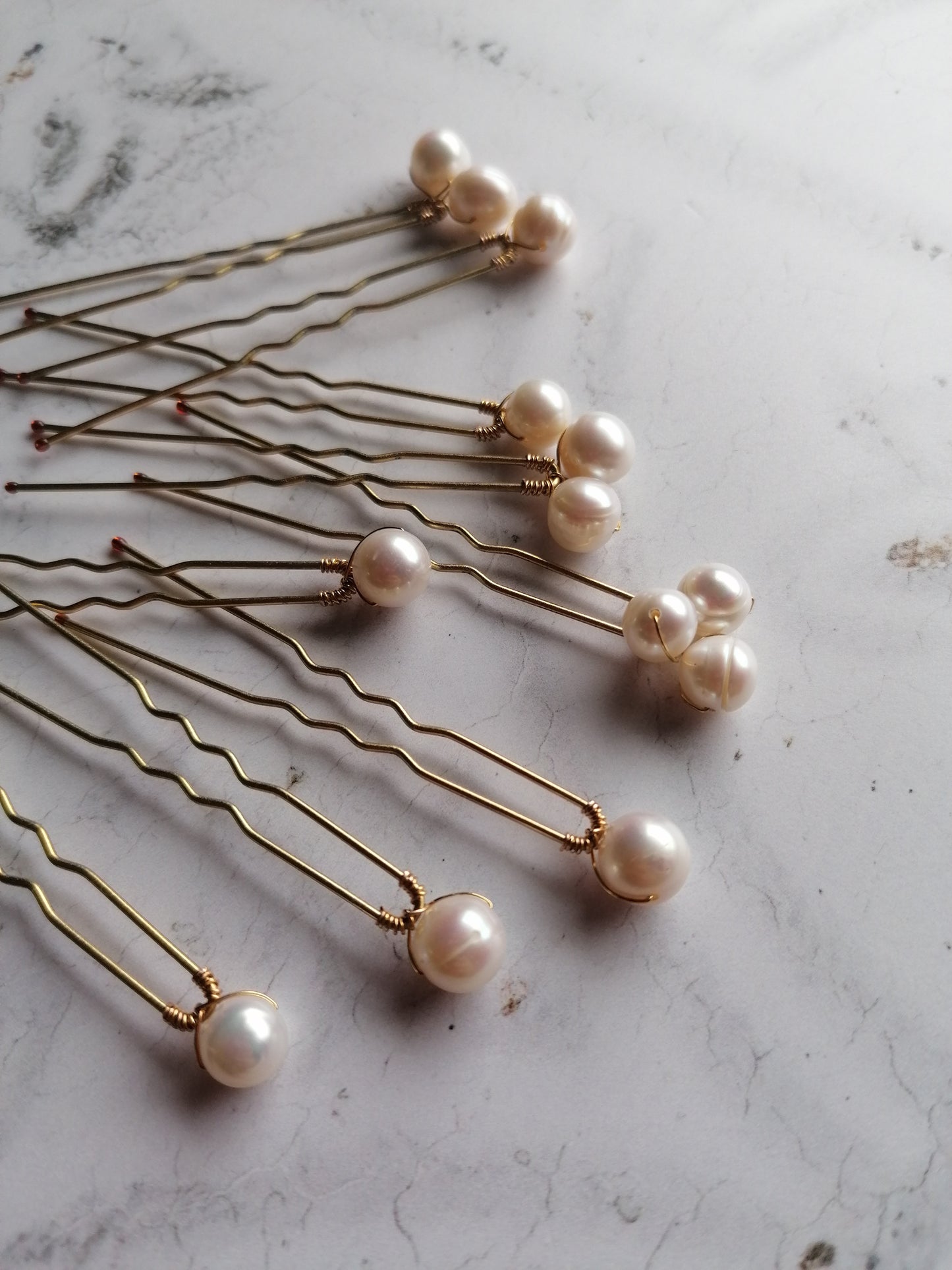 Signature Pearl Pins Set of 9