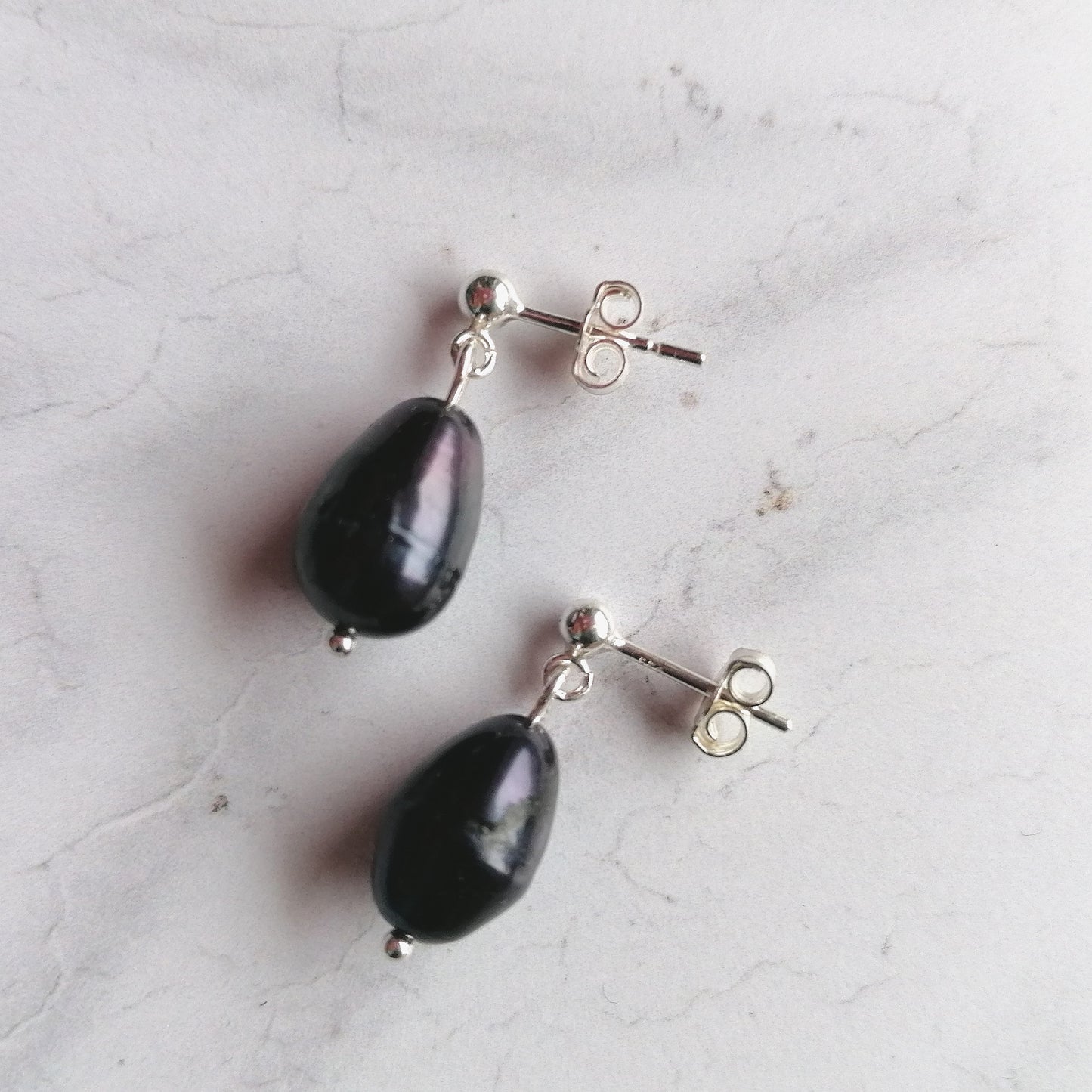 Teardrop Pearl Earrings