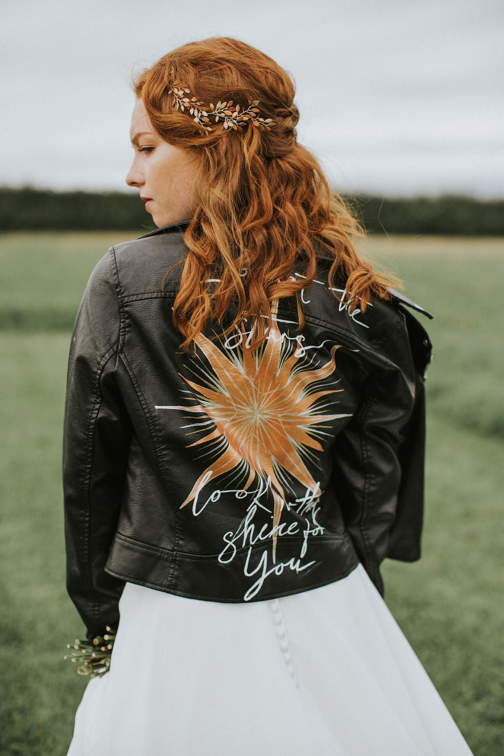 Custom Painted Jacket - Fully Customisable Star Design