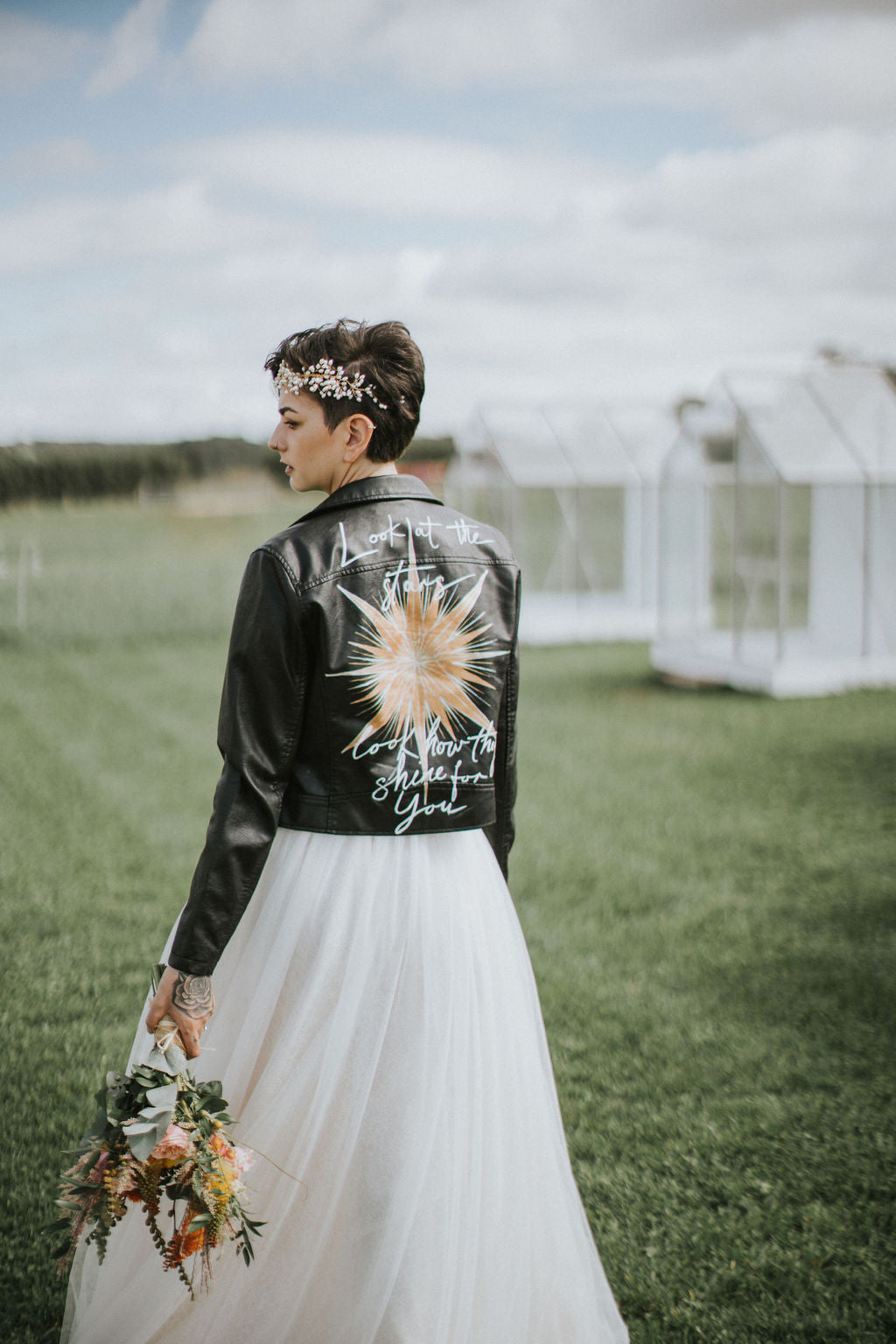 Custom Painted Jacket - Large Design