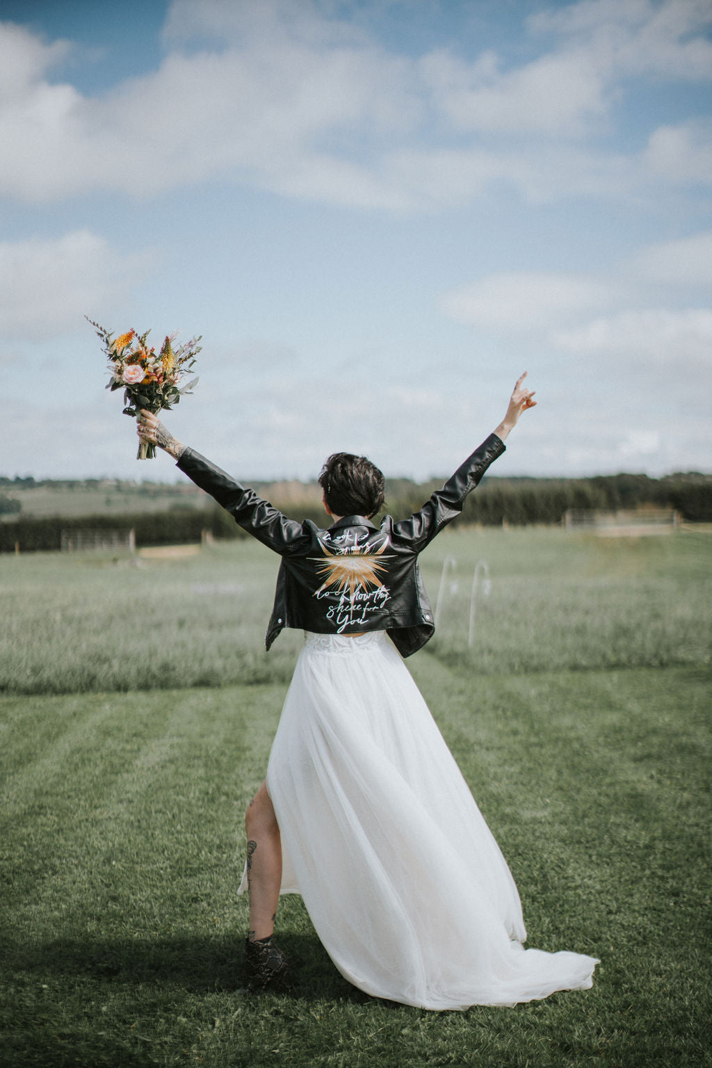 Custom Painted Jacket - Large Design