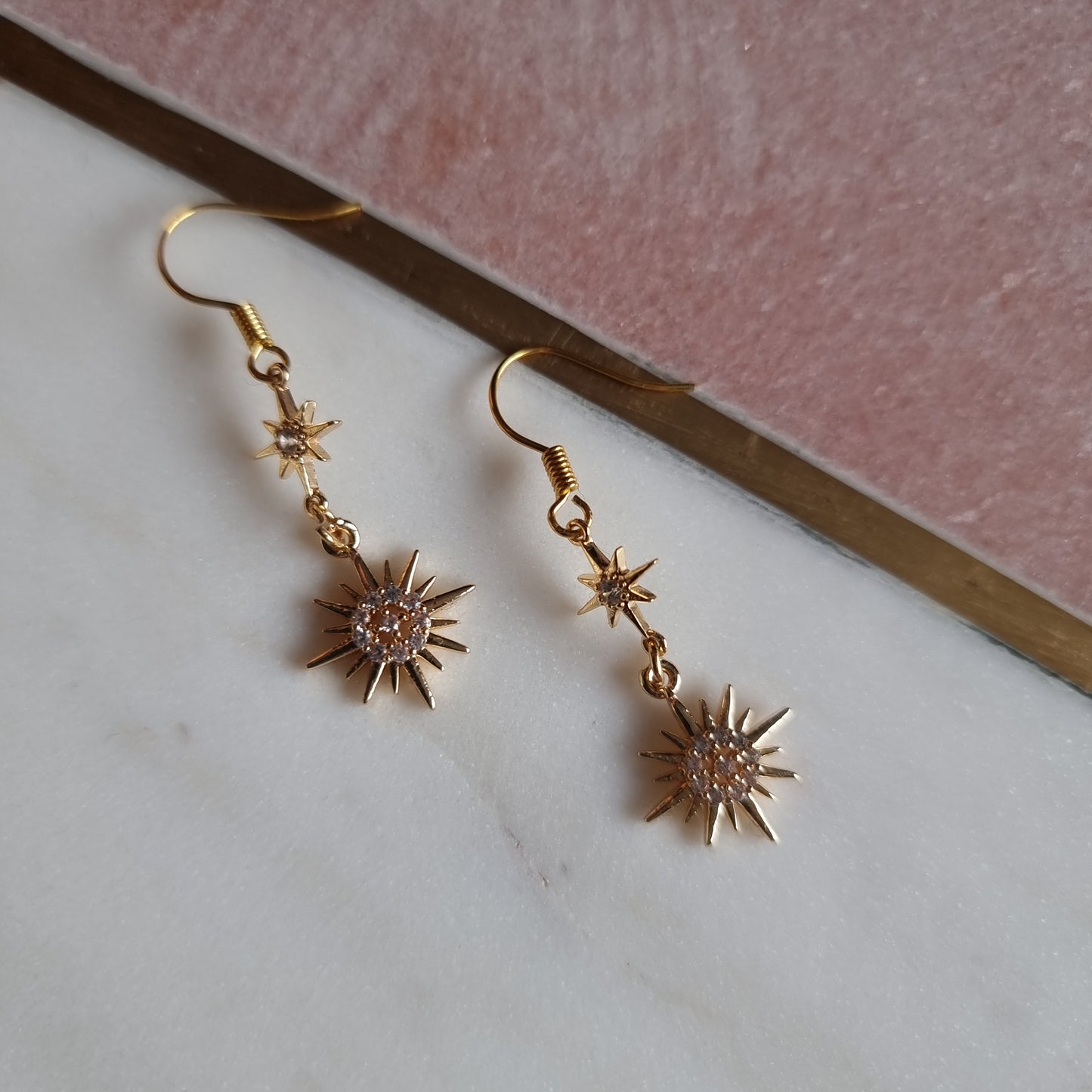 Star Drop Earrings