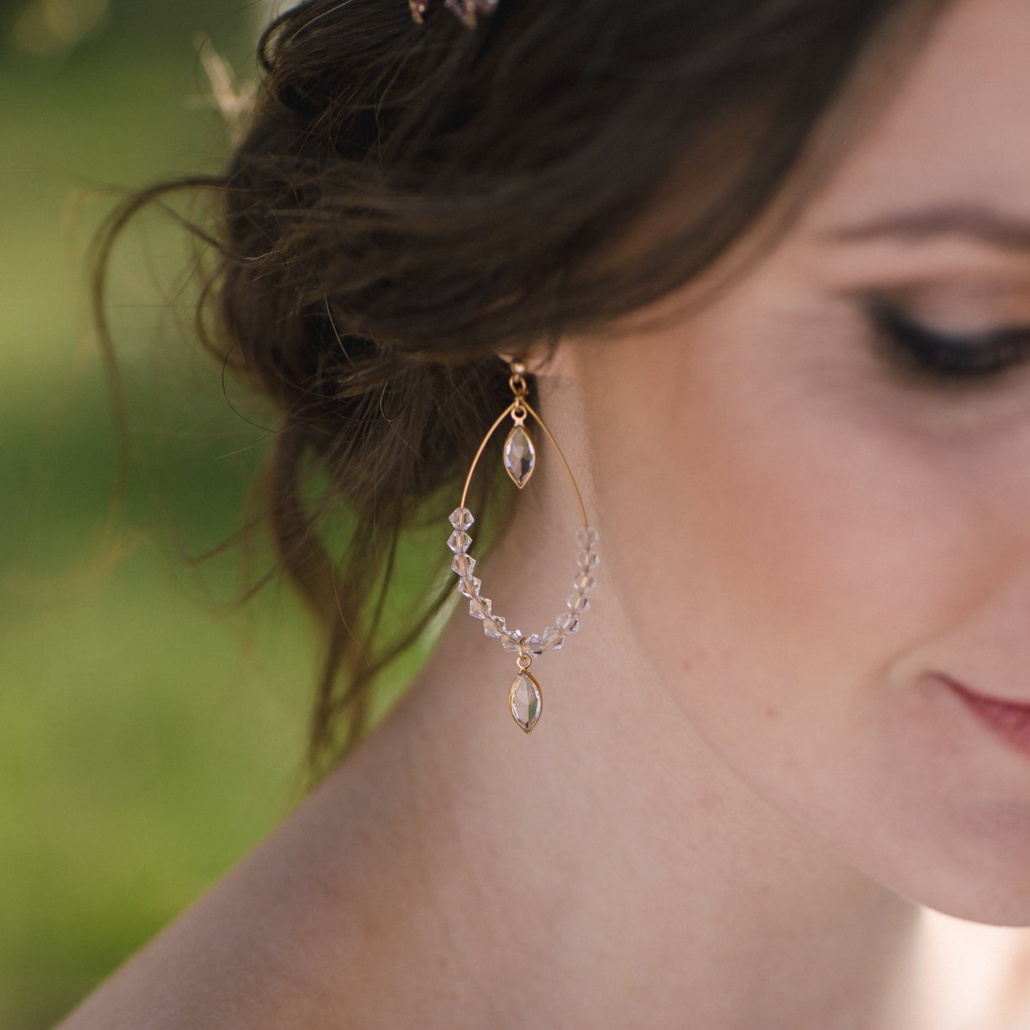 Lunar Teardrop Earrings