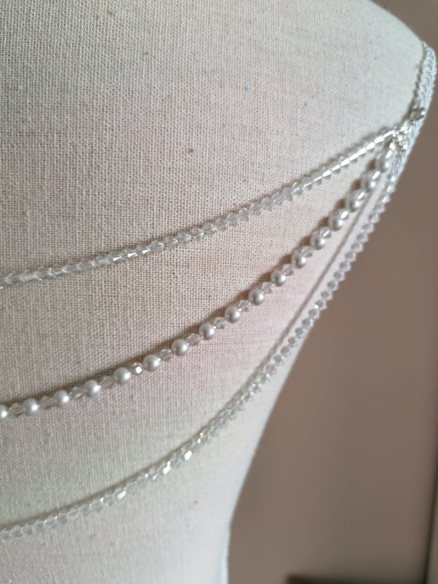 Shimmer Strand Backdrop Necklace