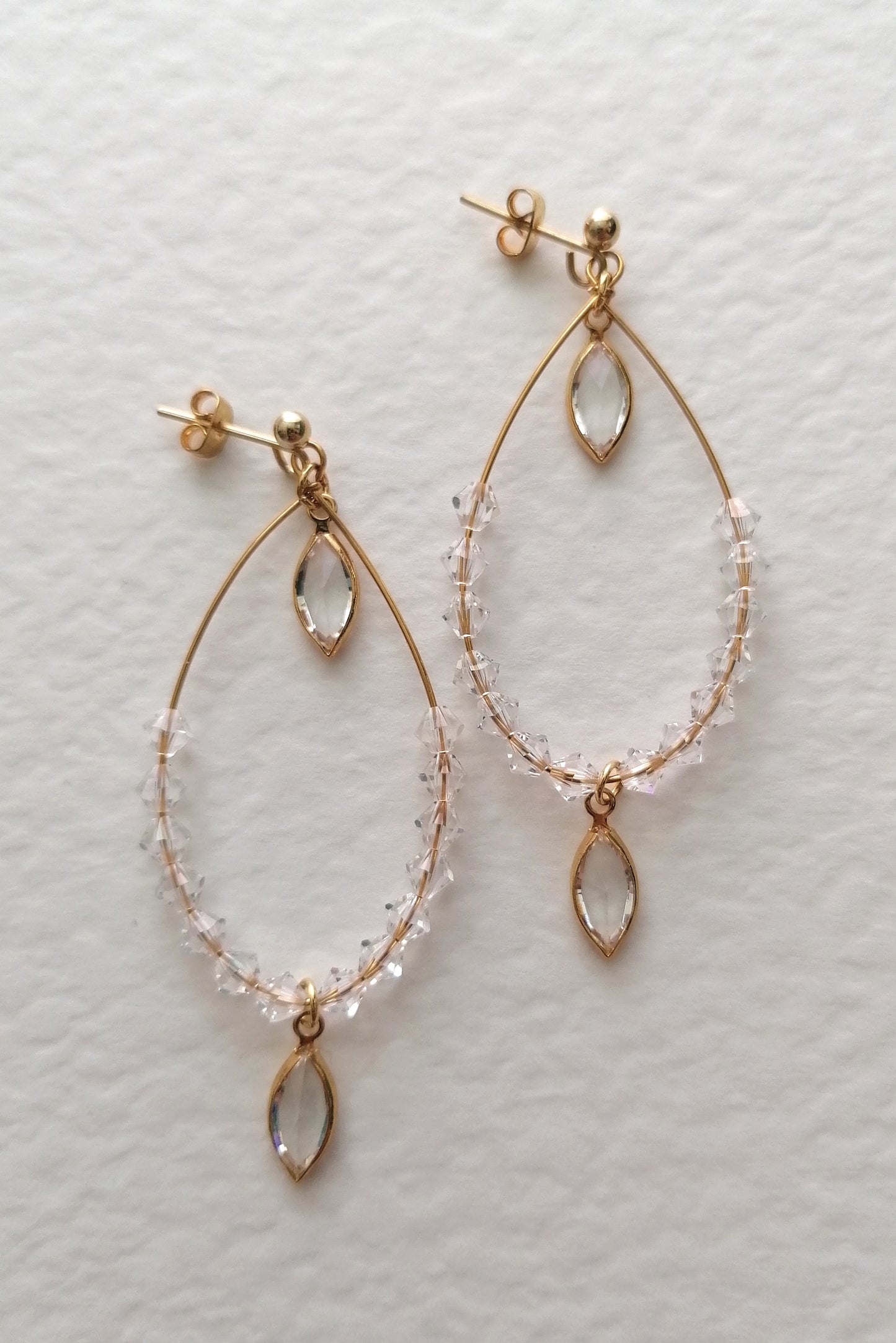 Lunar Teardrop Earrings