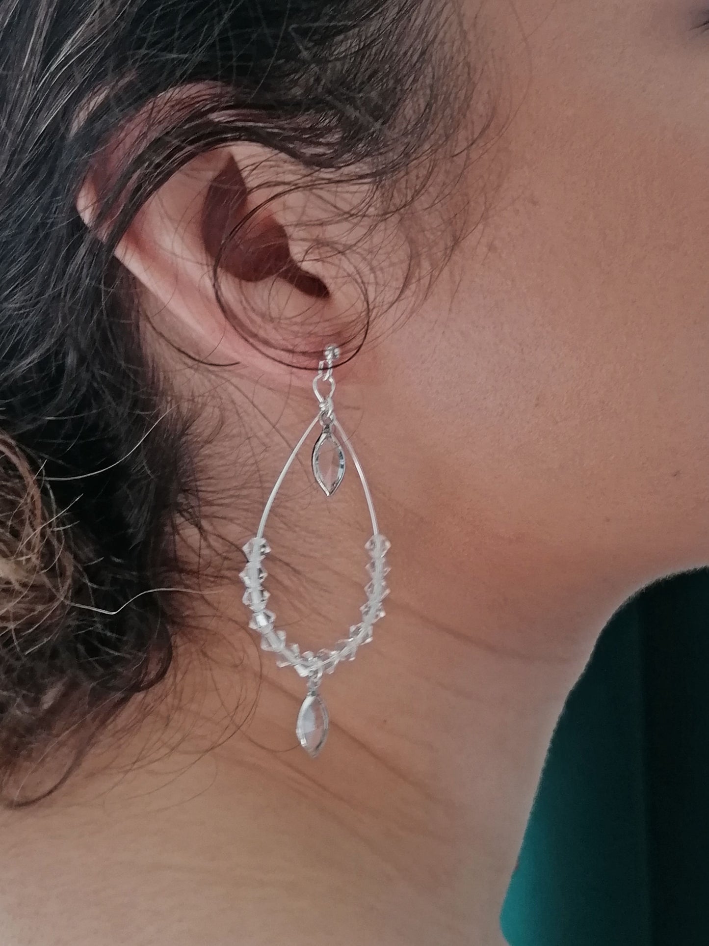 Lunar Teardrop Earrings