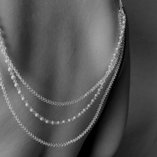 Shimmer Strand Backdrop Necklace