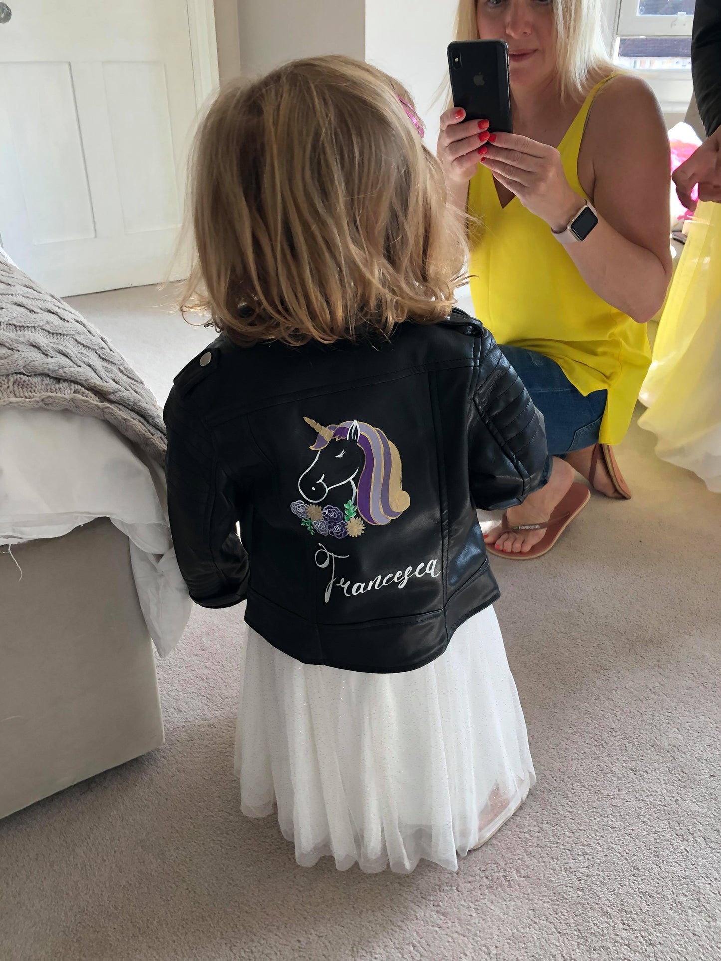 Custom Jacket Painting - Childs Jacket